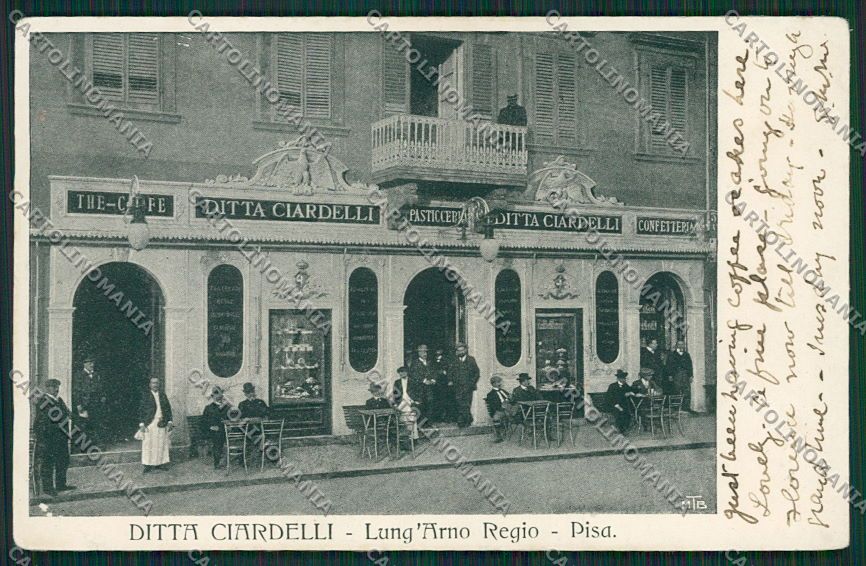 Pisa Città Pasticceria Ciardelli cartolina EE6281 – fronte
