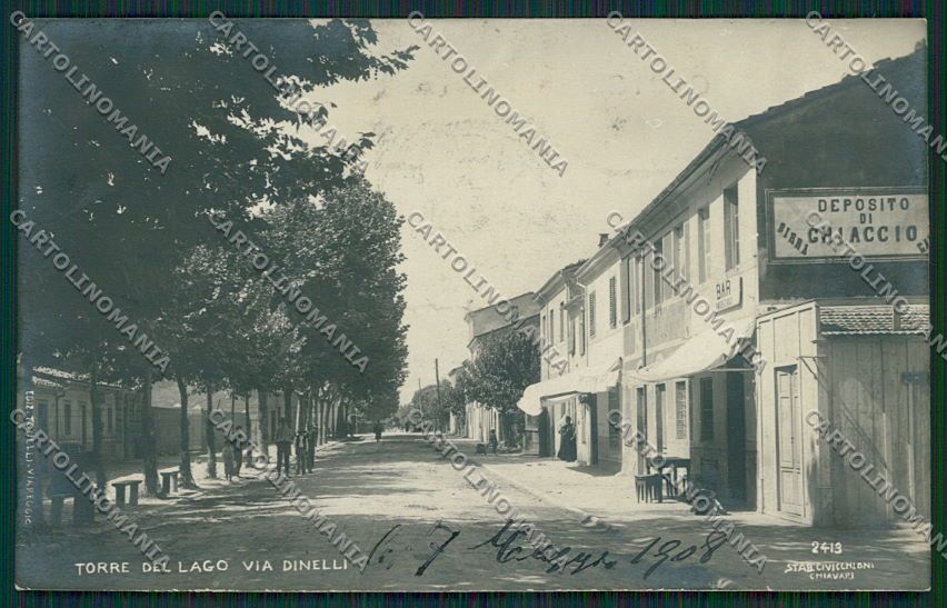Lucca Torre del Lago Deposito Ghiaccio Foto cartolina EE6300 – fronte