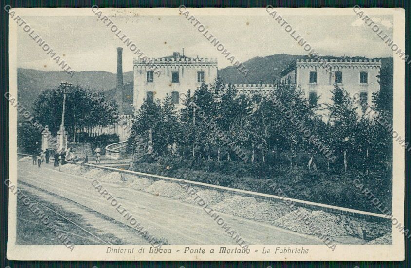 Lucca Ponte a Moriano Fabbriche ABRASA cartolina EE6306 – fronte