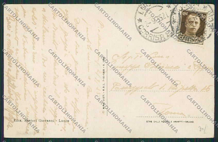 Lucca Ponte a Moriano Fabbriche ABRASA cartolina EE6306 – retro