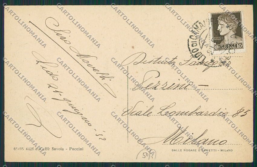 Lucca Lido di Camaiore cartolina EE6321 – retro