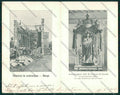 Lucca Barga Oratorio in Costruzione Doppia cartolina EE6333 – fronte
