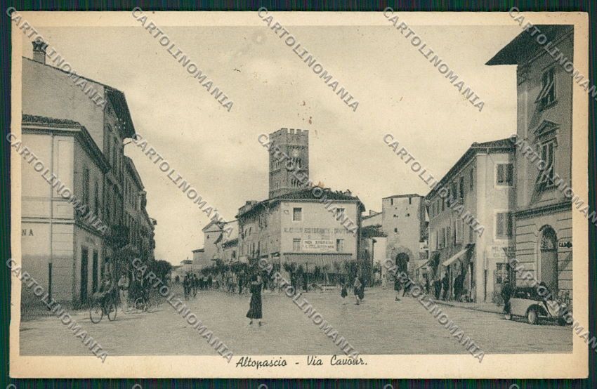 Lucca Altopascio PIEGA cartolina EE6334 – fronte