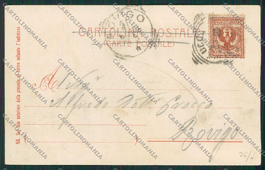 Lucca Bagni di Lucca Ponte a Serraglio cartolina EE6348 – retro