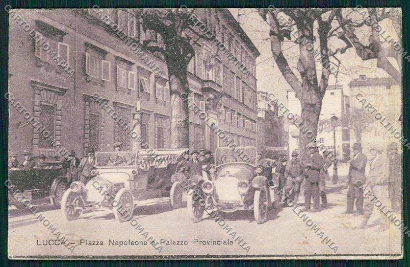 Lucca Città Auto cartolina EE6353 – fronte
