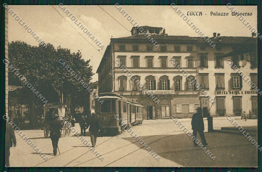 Lucca Città Tram cartolina EE6354 – fronte