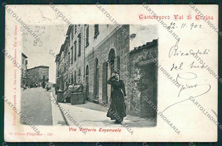 Pisa Castelnuovo Val di Cecina cartolina EE6366 – fronte