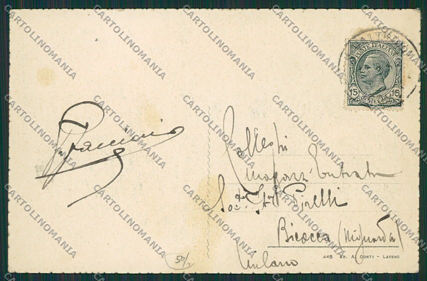 Varese Sant'Antonio cartolina EE6383 – retro