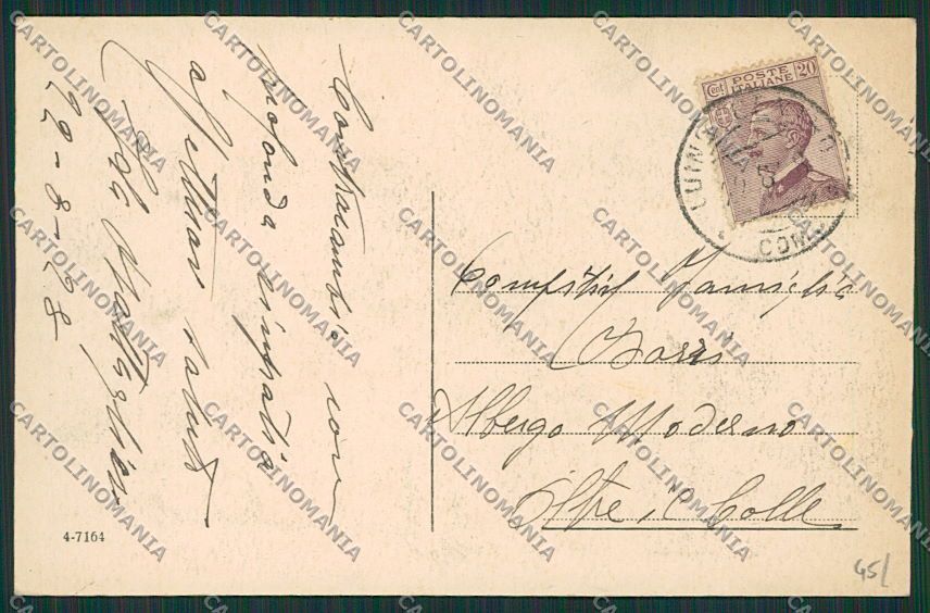 Varese Mesenzana cartolina EE6385 – retro