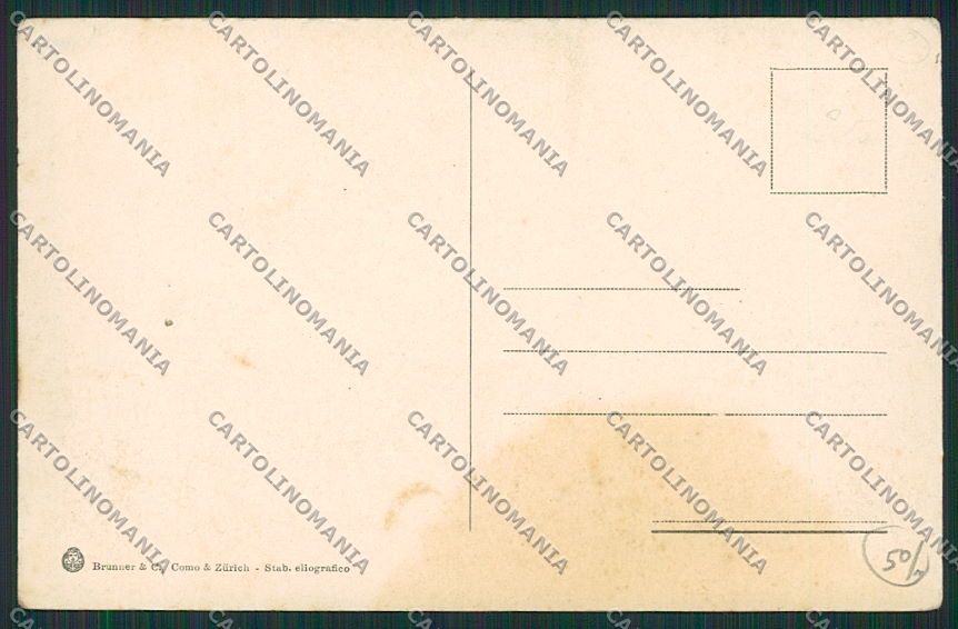 Como Brunate Pissarottino Caffè Birreria cartolina EE6391 – retro