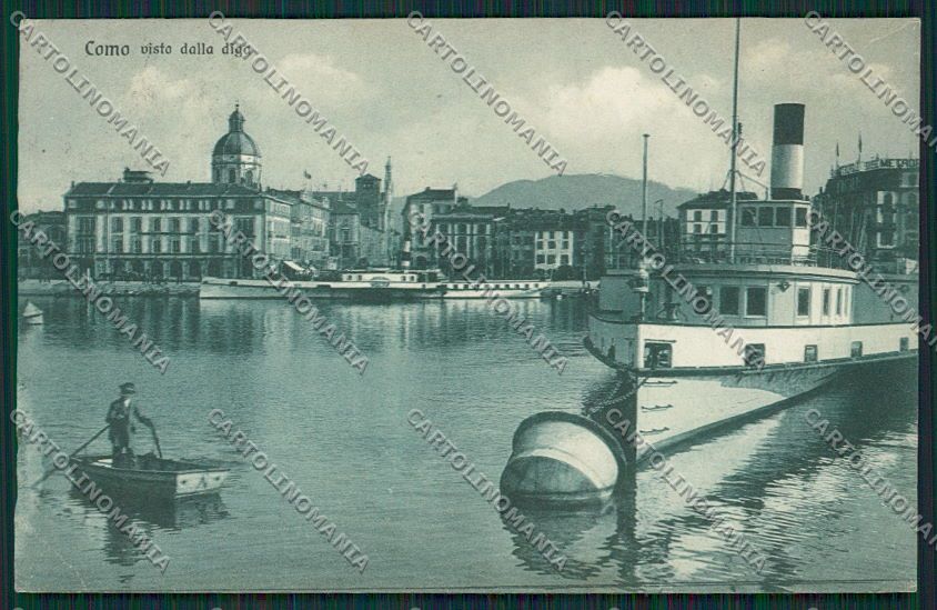 Como Città Battello Volta cartolina EE6403 – fronte