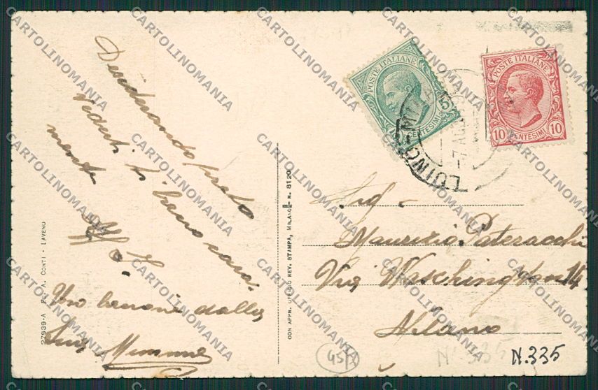 Varese Porto Valtravaglia cartolina EE6426 – retro