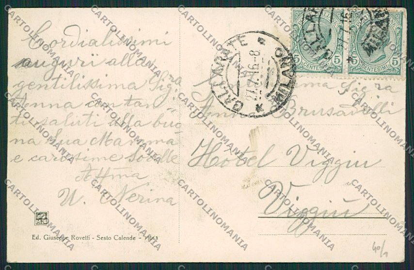 Varese Sesto Calende cartolina EE6439 – retro
