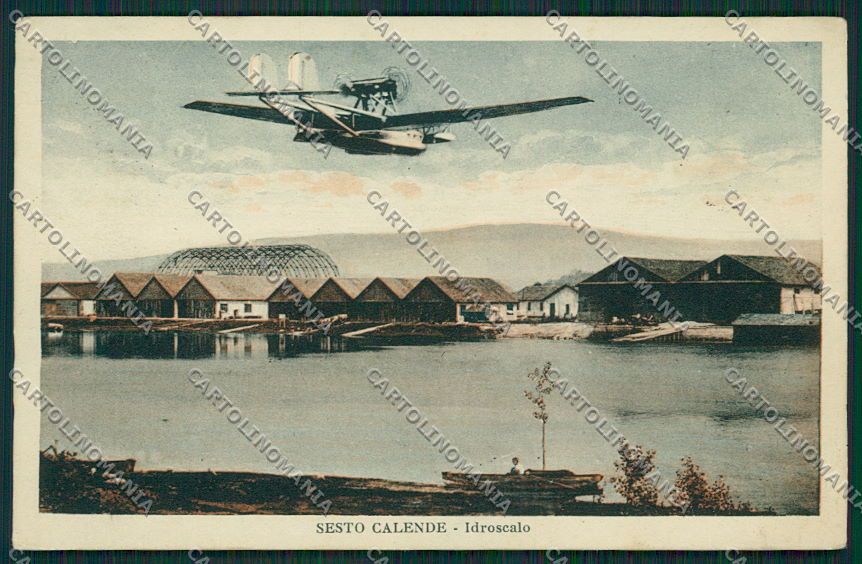 Varese Sesto Calende Idrovolante cartolina EE6449 – fronte