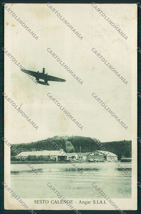 Varese Sesto Calende Idrovolante cartolina EE6451 – fronte