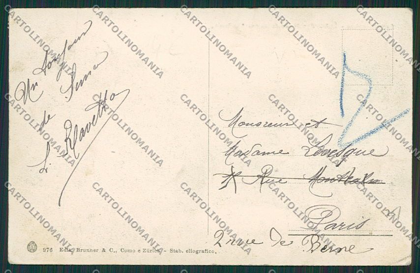 Varese Laveno Battello Verbano cartolina EE6456 – retro