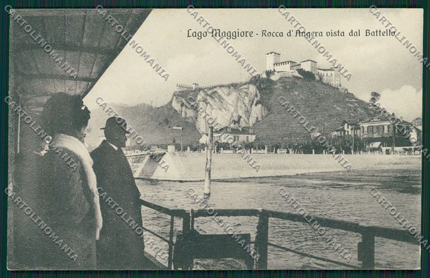 Varese Angera Battello cartolina EE6465 – fronte