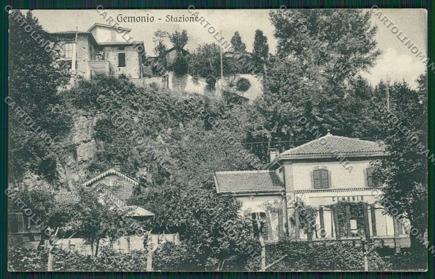 Varese Gemonio Stazione cartolina EE6466 – fronte