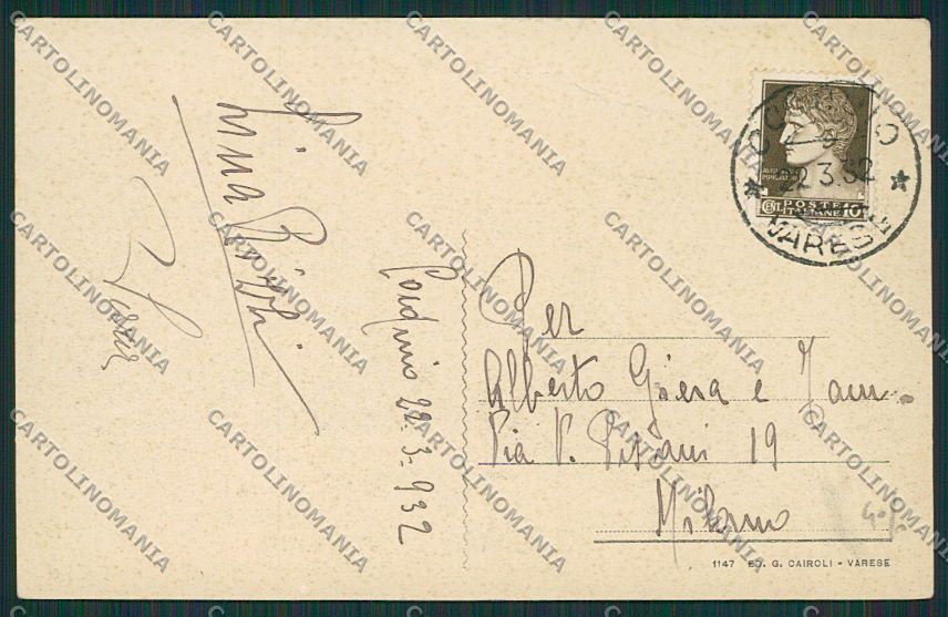 Varese Sant'Andrea PIEGHINA cartolina EE6469 – retro