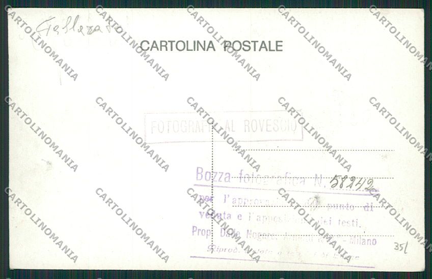 Varese Gallarate Bozza Foto cartolina EE6479 – retro