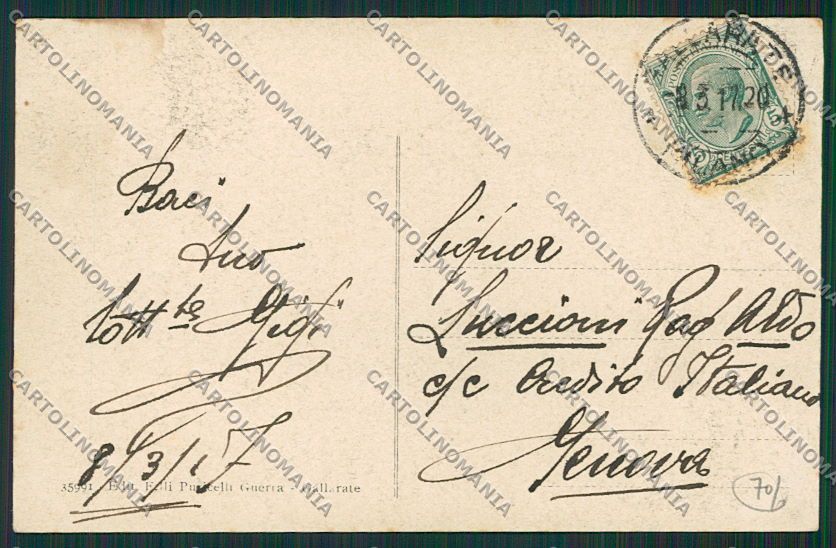 Varese Gallarate cartolina EE6488 – retro