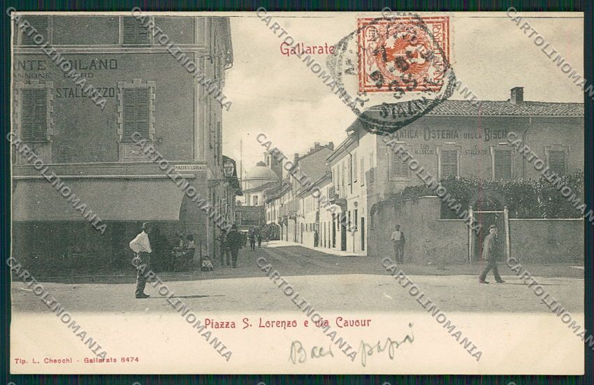 Varese Gallarate cartolina EE6492 – fronte