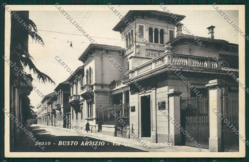 Varese Busto Arsizio Via IV Novembre cartolina EE6497 – fronte