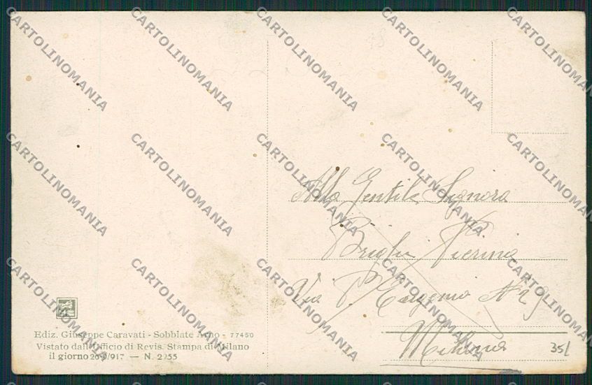 Varese Solbiate Arno cartolina EE6536 – retro