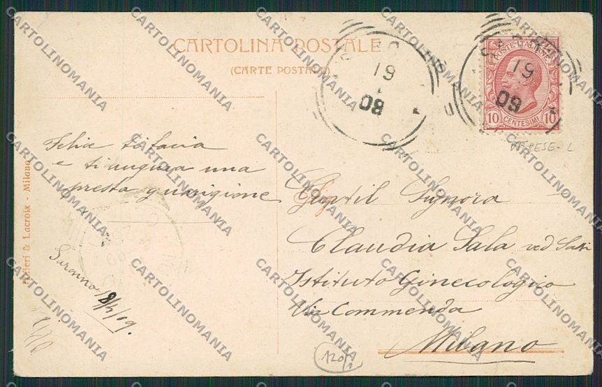 Varese Saronno cartolina EE6539 – retro