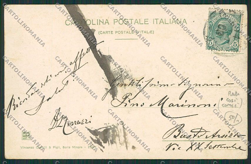 Varese Gorla Minore ABRASA cartolina EE6551 – retro
