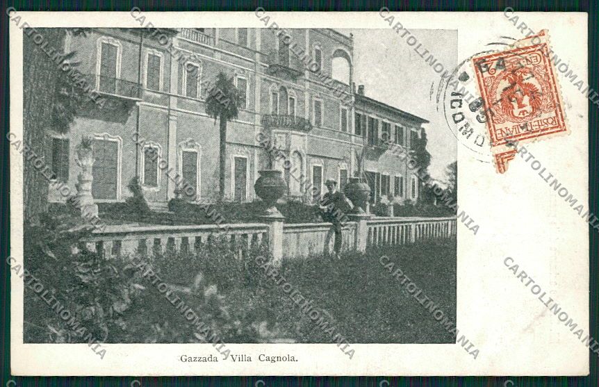 Varese Gazzada cartolina EE6552 – fronte