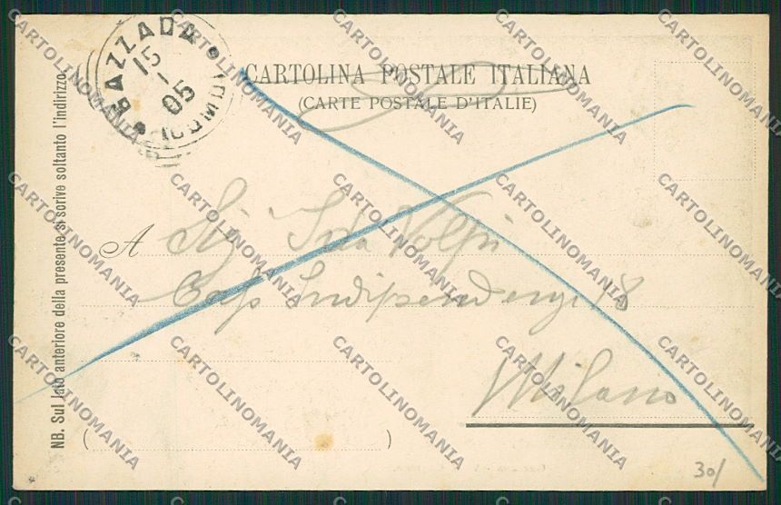 Varese Gazzada cartolina EE6552 – retro