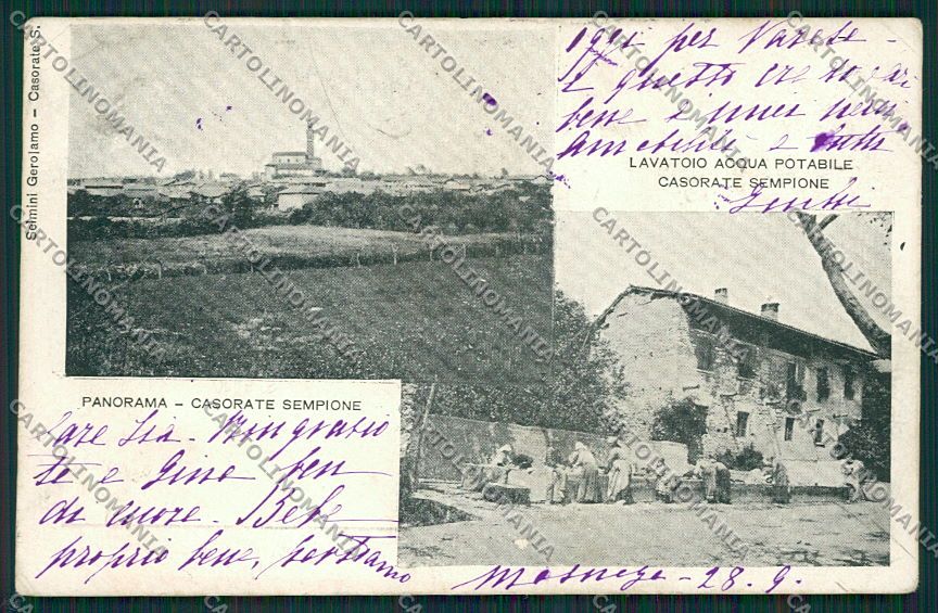 Varese Casorate Sempione cartolina EE6573 – fronte