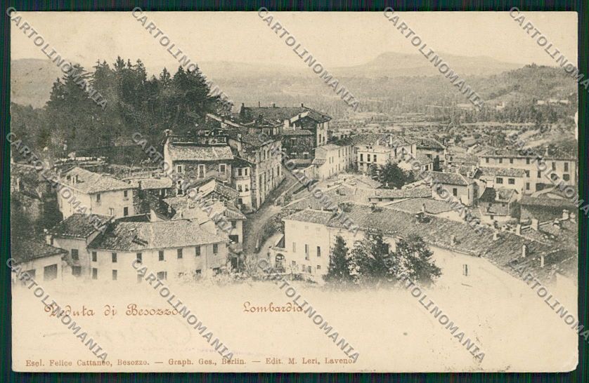 Varese Besozzo cartolina EE6589 – fronte