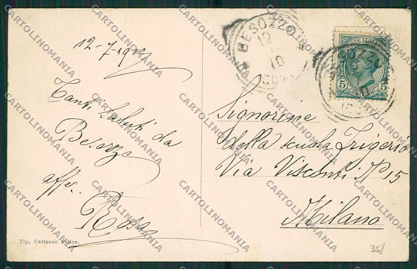 Varese Besozzo cartolina EE6595 – retro