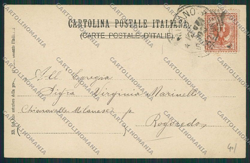 Varese Vizzola Ticino Foto cartolina EE6602 – retro