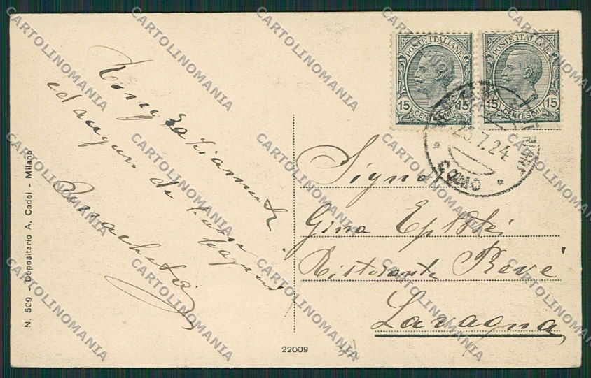 Varese Venegono Superiore cartolina EE6606 – retro