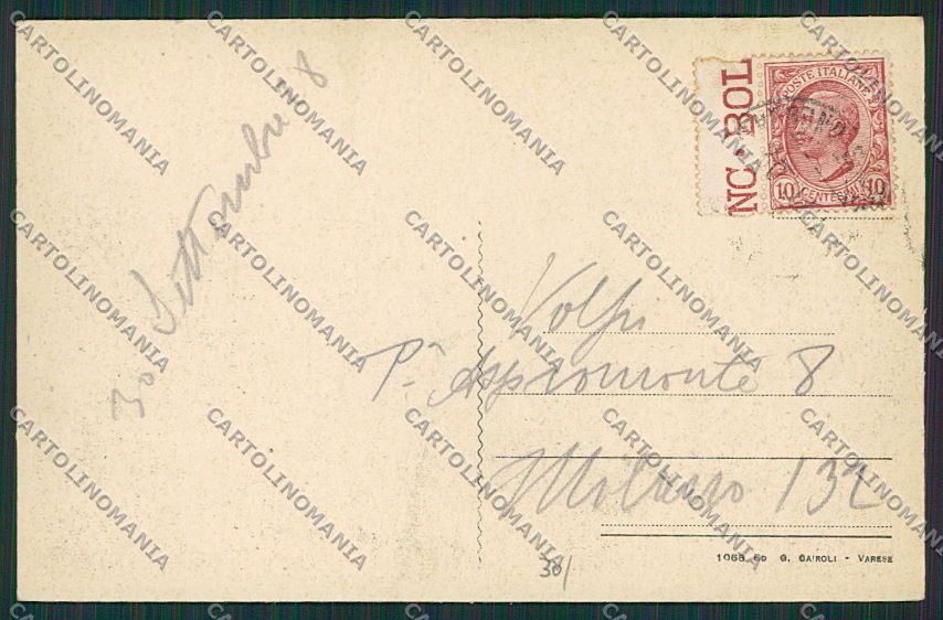 Varese Venegono Superiore cartolina EE6608 – retro