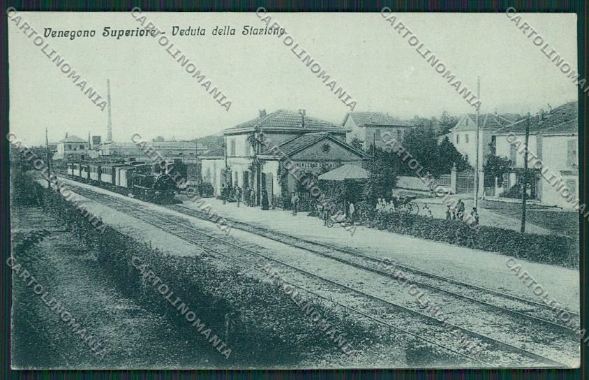 Varese Venegono Superiore Stazione Treno cartolina EE6614 – fronte