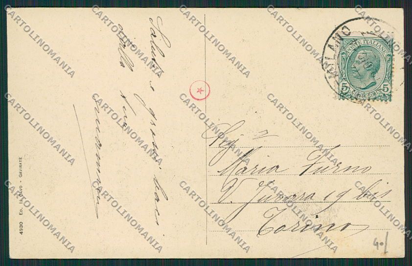 Varese Varano Borghi cartolina EE6623 – retro