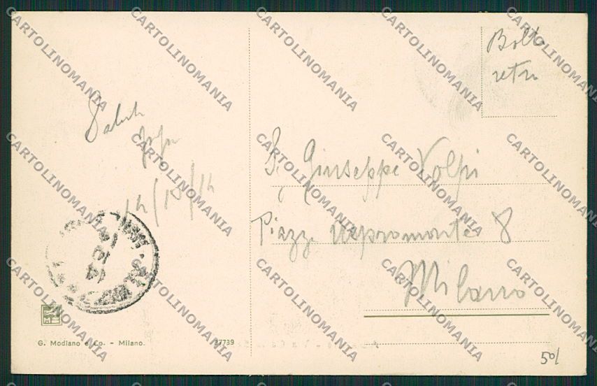 Varese Albizzate cartolina EE6631 – retro