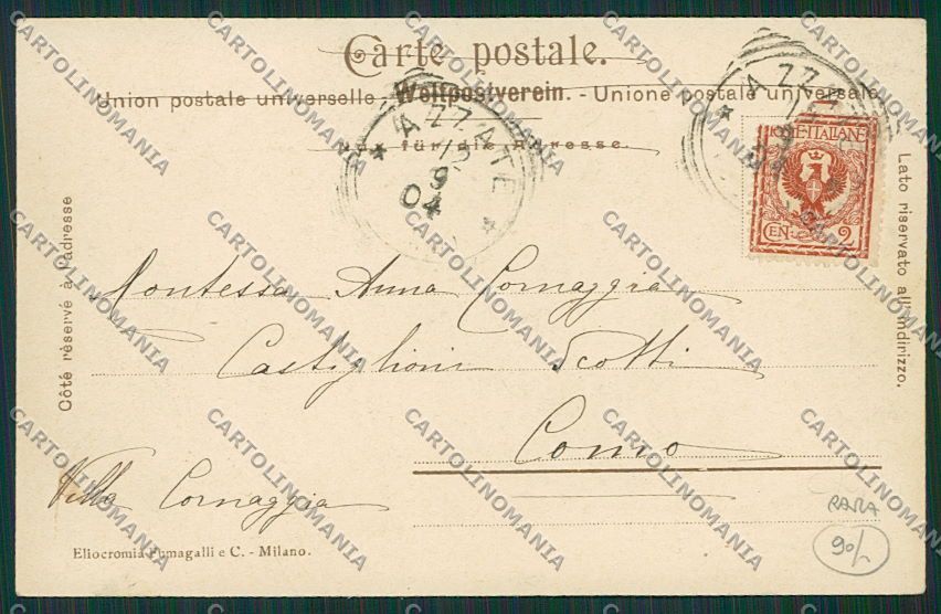 Varese Valganna cartolina EE6635 – retro