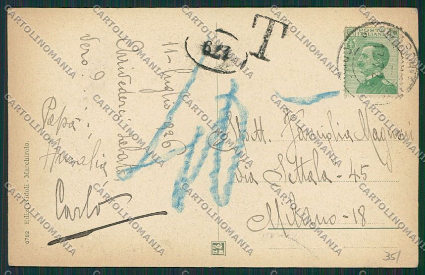 Varese Marchirolo cartolina EE6646 – retro