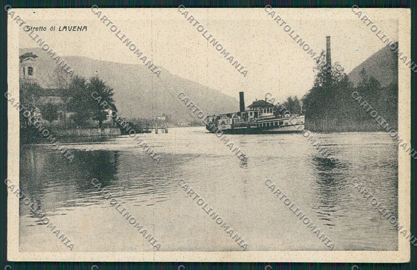 Varese Lavena Battello cartolina EE6651 – fronte