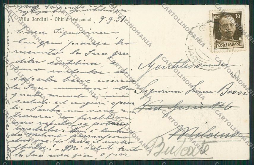Varese Valganna Ghirla Foto cartolina EE6657 – retro