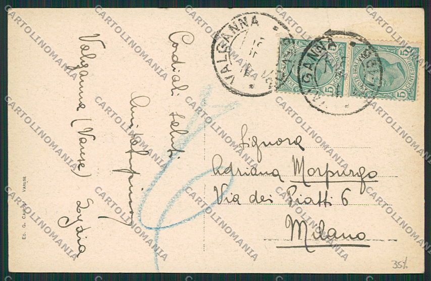 Varese Valganna Ganna cartolina EE6667 – retro