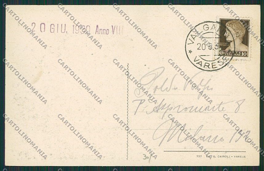 Varese Valganna Ganna cartolina EE6671 – retro