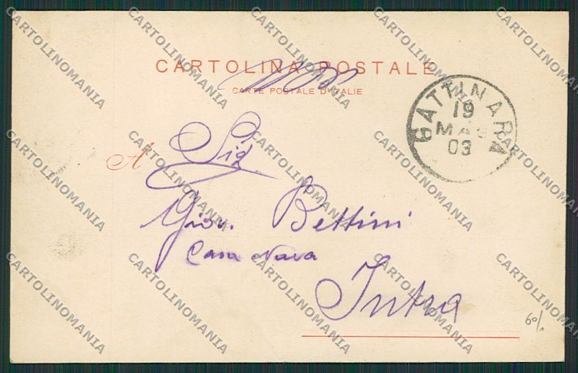 Vercelli Gattinara cartolina EE6697 – retro