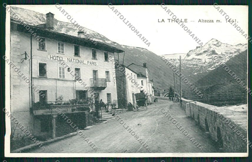Aosta La Thuile cartolina EE6700 – fronte