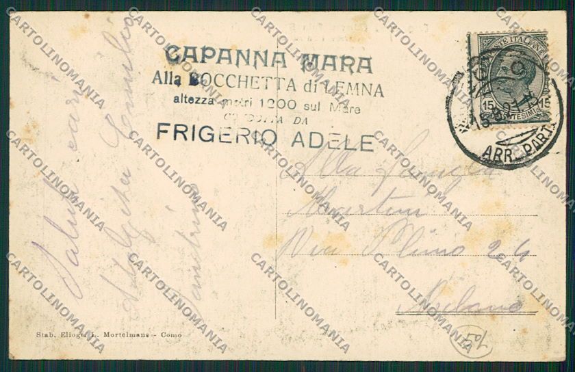 Como Bocchetta Lenna cartolina EE6710 – retro